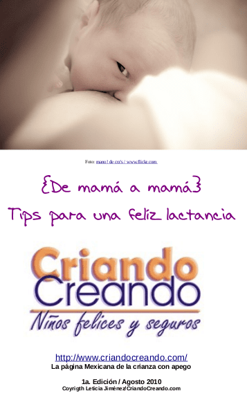 e-book gratuito sobre Lactancia