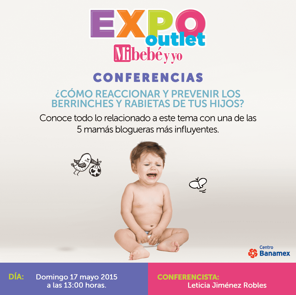 Conferencia en Expo Mi Bebé y yo sobre Berrinches