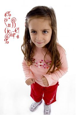 Mi hija dijo groserías