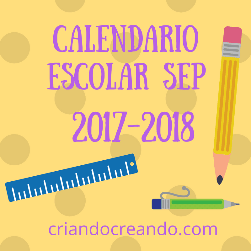 Calendario escolar SEP 2017-2018