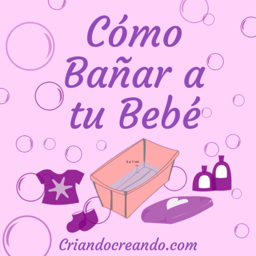 Cómo bañar a tu bebé
