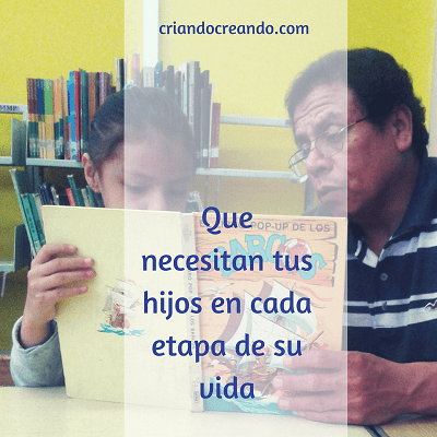 Que necesitan tus hijos en cada etapa de su vida