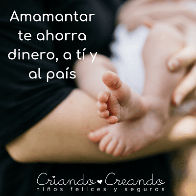 Amamantar te ahorra dinero a tí y al país