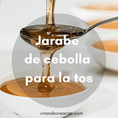 Jarabe de cebolla para la tos